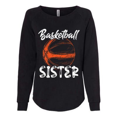 Basketball Sister  Family Matching Basketball Ballers Womens California Wash Sweatshirt