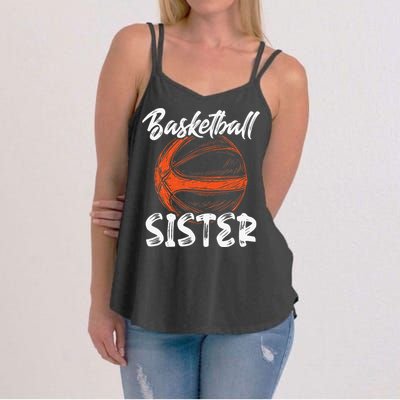 Basketball Sister  Family Matching Basketball Ballers Women's Strappy Tank