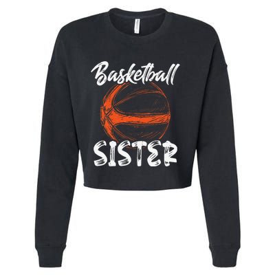 Basketball Sister  Family Matching Basketball Ballers Cropped Pullover Crew