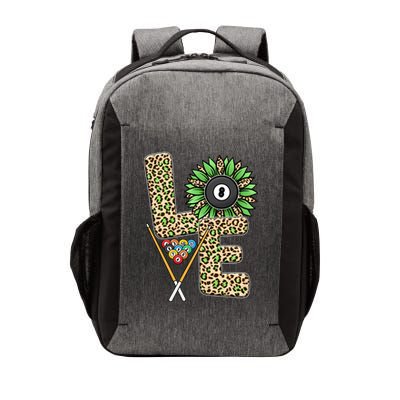 Billiards Shirts Funny, Love Billiards Snooker Pool Leopard Sunflower Sports Vector Backpack