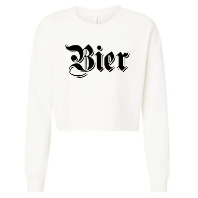 Bier Shirts Funny German Beer For Oktoberfest Cropped Pullover Crew