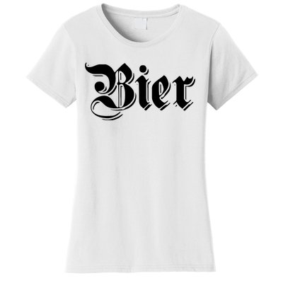 Bier Shirts Funny German Beer For Oktoberfest Women's T-Shirt