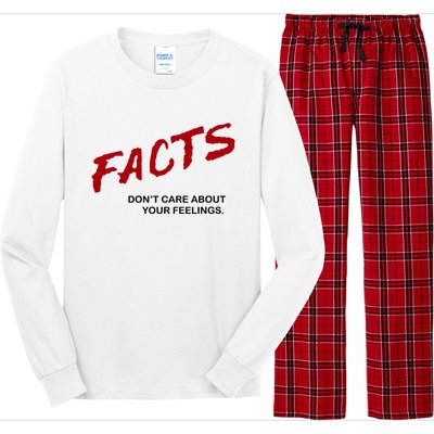 Ben Shapiro Facts Long Sleeve Pajama Set