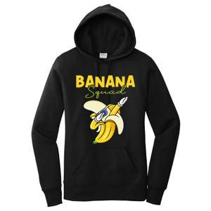 Banana Squad Funny Dabbing Banana Food & Dab Women's Pullover Hoodie