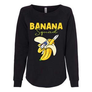 Banana Squad Funny Dabbing Banana Food & Dab Womens California Wash Sweatshirt