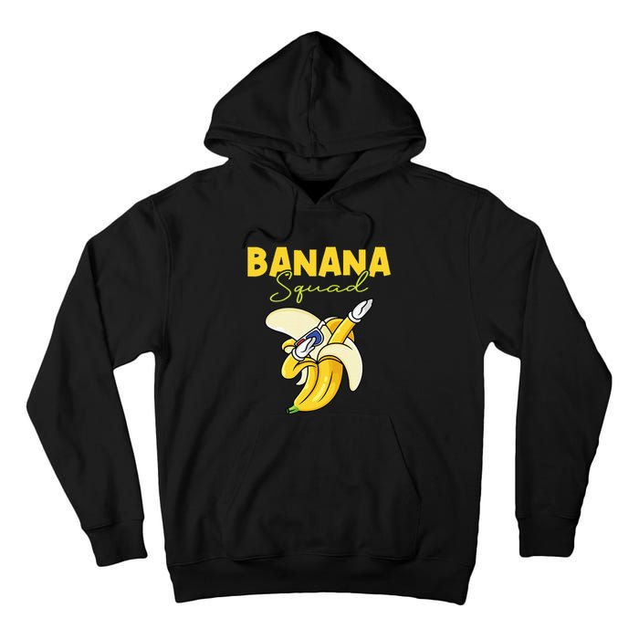 Banana Squad Funny Dabbing Banana Food & Dab Tall Hoodie