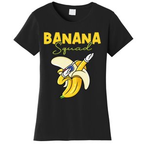 Banana Squad Funny Dabbing Banana Food & Dab Women's T-Shirt