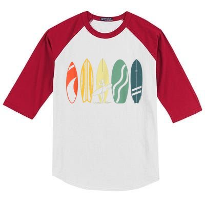 Best Surfboard For Men Women Surfing Surfer Surfboard Kids Colorblock Raglan Jersey