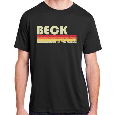 Beck Surname Funny Adult ChromaSoft Performance T-Shirt