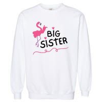 Big Sister Flamingo Garment-Dyed Sweatshirt