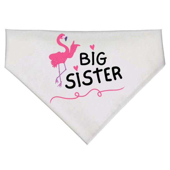 Big Sister Flamingo USA-Made Doggie Bandana