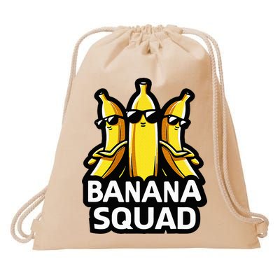 Banana Squad Fruit Banana Lover Team Banana Drawstring Bag