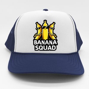 Banana Squad Fruit Banana Lover Team Banana Trucker Hat