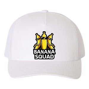 Banana Squad Fruit Banana Lover Team Banana Yupoong Adult 5-Panel Trucker Hat