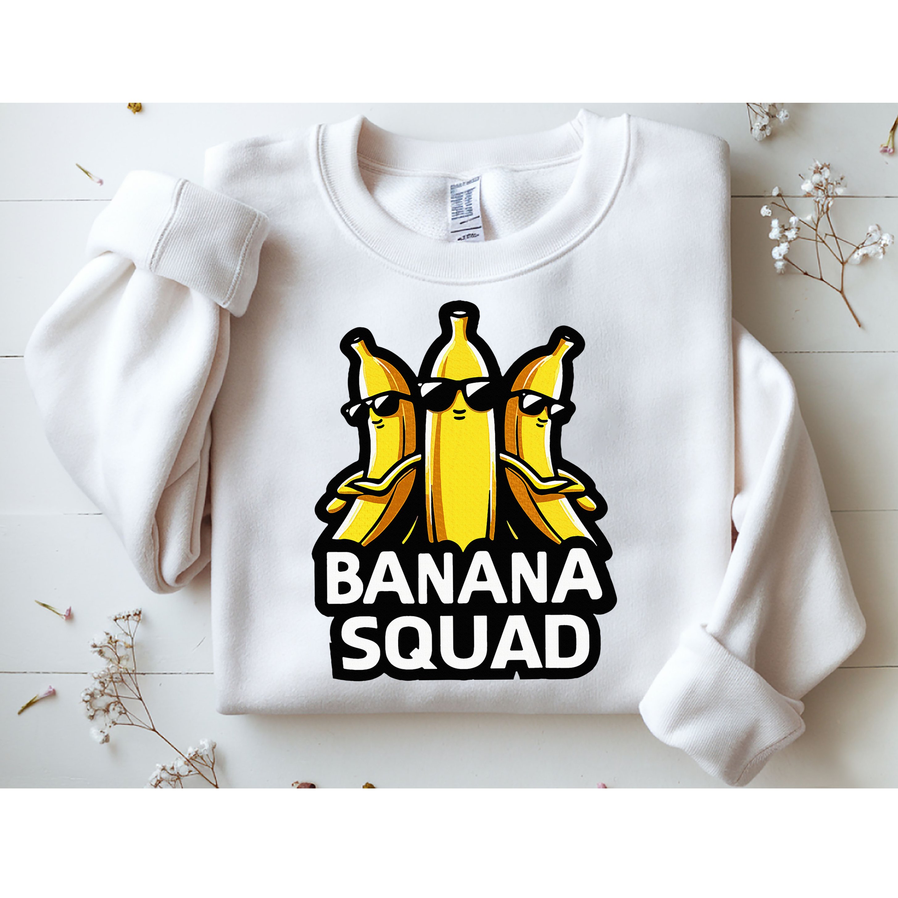 Banana Squad Fruit Banana Lover Team Banana Sweatshirt