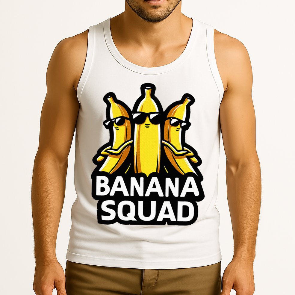 Banana Squad Fruit Banana Lover Team Banana Tank Top