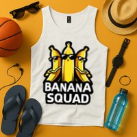 Banana Squad Fruit Banana Lover Team Banana Tank Top
