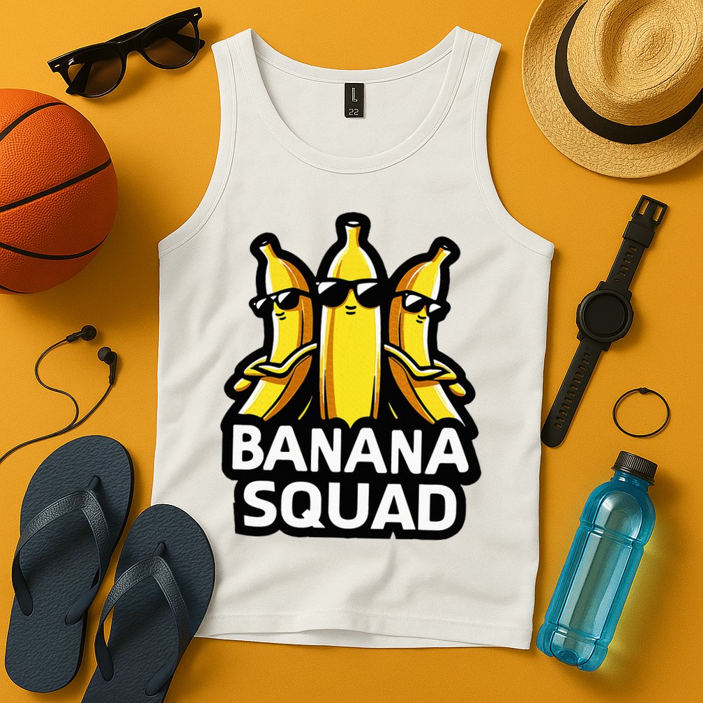 Banana Squad Fruit Banana Lover Team Banana Tank Top