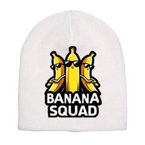 Banana Squad Fruit Banana Lover Team Banana Short Acrylic Beanie