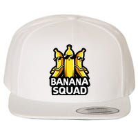 Banana Squad Fruit Banana Lover Team Banana Wool Snapback Cap