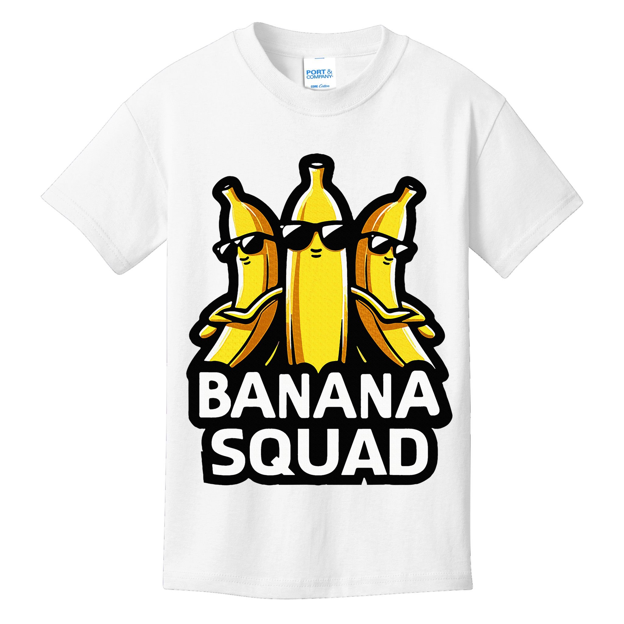 Banana Squad Fruit Banana Lover Team Banana Kids T-Shirt
