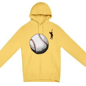 Baseball Softball Fan Batter Pitcher Catcher Trainer Gift Premium Pullover Hoodie