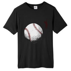 Baseball Softball Fan Batter Pitcher Catcher Trainer Gift Tall Fusion ChromaSoft Performance T-Shirt