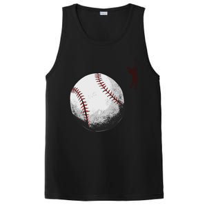 Baseball Softball Fan Batter Pitcher Catcher Trainer Gift PosiCharge Competitor Tank