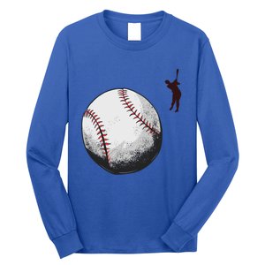 Baseball Softball Fan Batter Pitcher Catcher Trainer Gift Long Sleeve Shirt