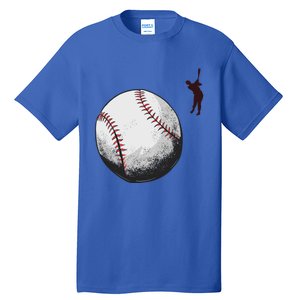 Baseball Softball Fan Batter Pitcher Catcher Trainer Gift Tall T-Shirt