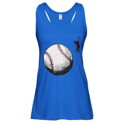 Baseball Softball Fan Batter Pitcher Catcher Trainer Gift Ladies Essential Flowy Tank