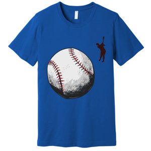 Baseball Softball Fan Batter Pitcher Catcher Trainer Gift Premium T-Shirt