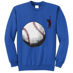 Baseball Softball Fan Batter Pitcher Catcher Trainer Gift Tall Sweatshirt