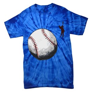 Baseball Softball Fan Batter Pitcher Catcher Trainer Gift Tie-Dye T-Shirt