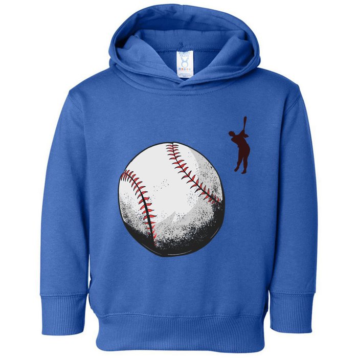 Baseball Softball Fan Batter Pitcher Catcher Trainer Gift Toddler Hoodie