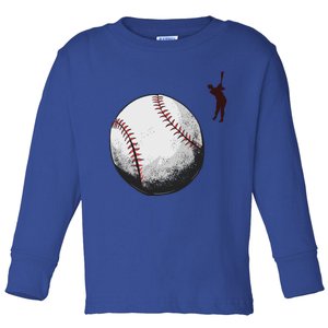 Baseball Softball Fan Batter Pitcher Catcher Trainer Gift Toddler Long Sleeve Shirt