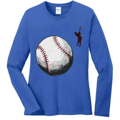 Baseball Softball Fan Batter Pitcher Catcher Trainer Gift Ladies Long Sleeve Shirt