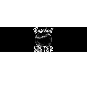 Baseball Sister For  Family Matching Players Team Bumper Sticker