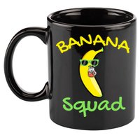 Banana Squad Food Summer Vacation Matching Fruit Lover Party 11oz C Handle Ceramic Mug