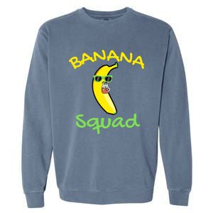 Banana Squad Food Summer Vacation Matching Fruit Lover Party Garment-Dyed Sweatshirt