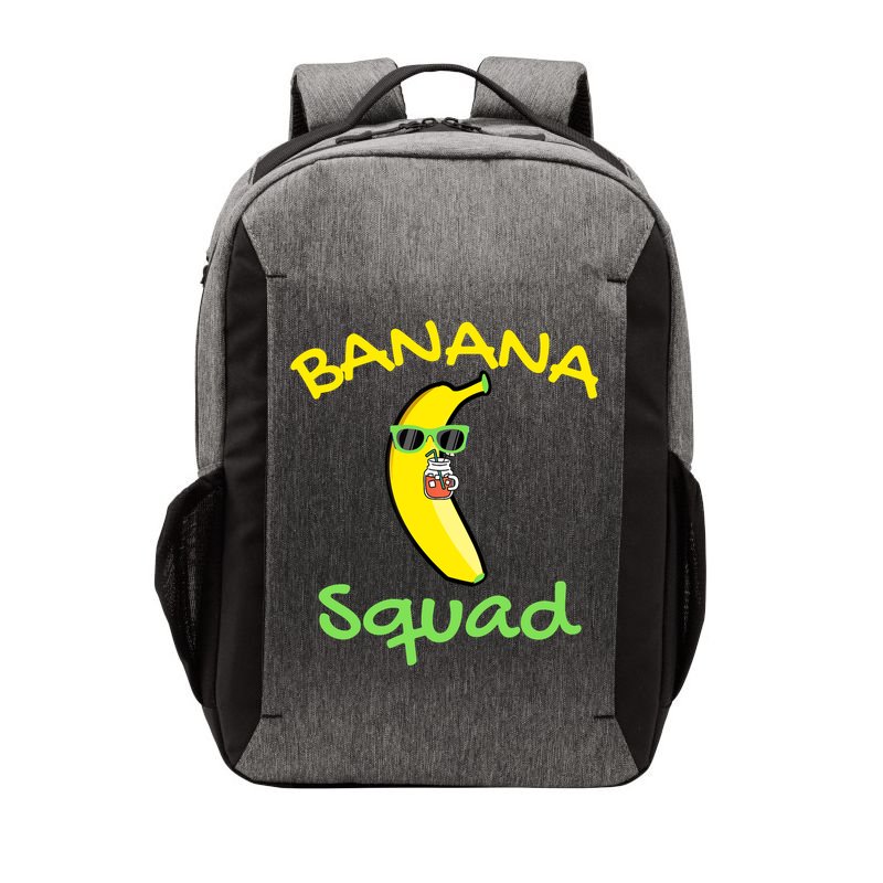 Banana Squad Food Summer Vacation Matching Fruit Lover Party Vector Backpack
