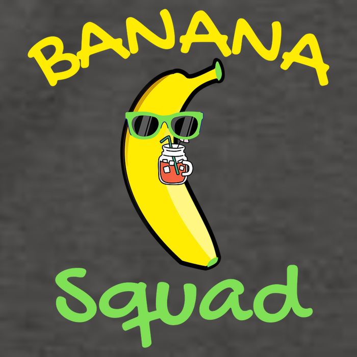 Banana Squad Food Summer Vacation Matching Fruit Lover Party Vector Backpack