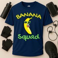 Banana Squad Food Summer Vacation Matching Fruit Lover Party Cooling Performance Crew T-Shirt