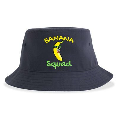 Banana Squad Food Summer Vacation Matching Fruit Lover Party Sustainable Bucket Hat