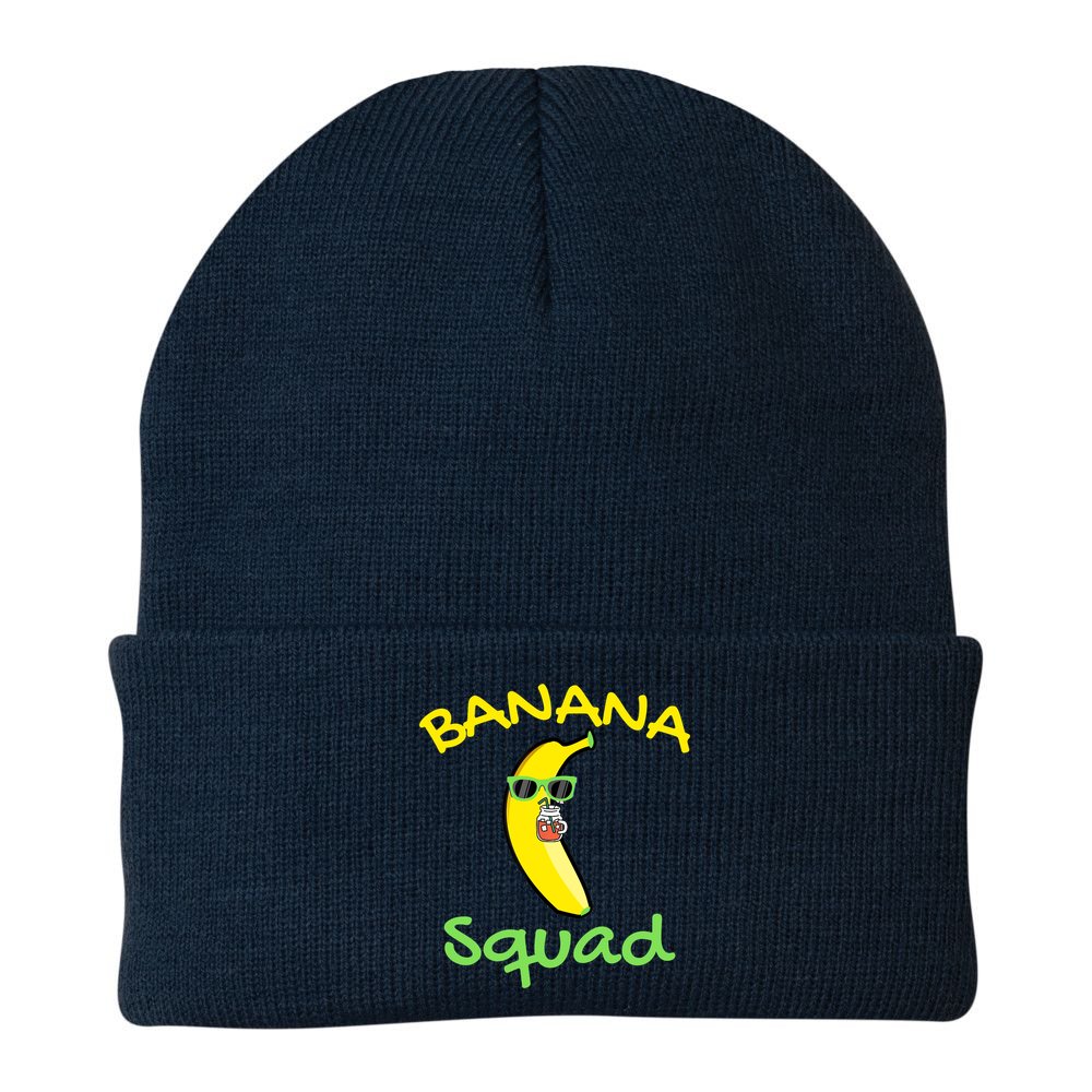 Banana Squad Food Summer Vacation Matching Fruit Lover Party Beanie