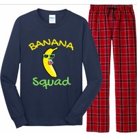 Banana Squad Food Summer Vacation Matching Fruit Lover Party Long Sleeve Pajama Set