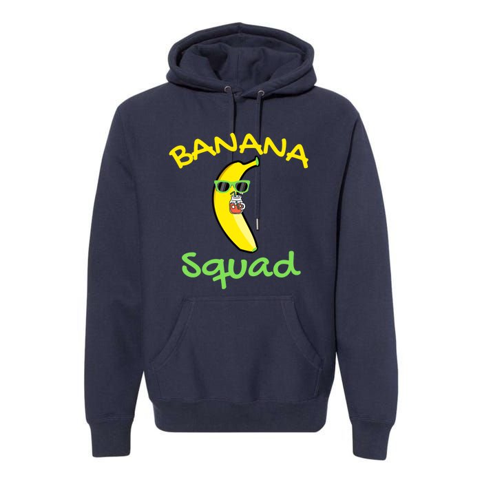 Banana Squad Food Summer Vacation Matching Fruit Lover Party Premium Hoodie