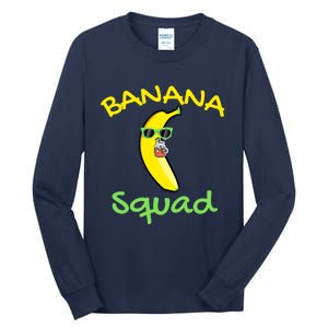 Banana Squad Food Summer Vacation Matching Fruit Lover Party Tall Long Sleeve T-Shirt