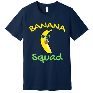 Banana Squad Food Summer Vacation Matching Fruit Lover Party Premium T-Shirt