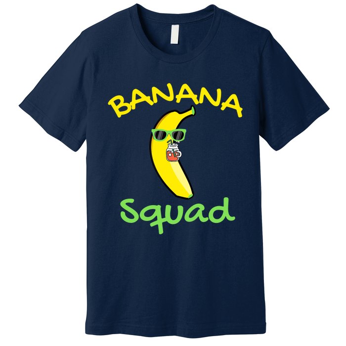 Banana Squad Food Summer Vacation Matching Fruit Lover Party Premium T-Shirt